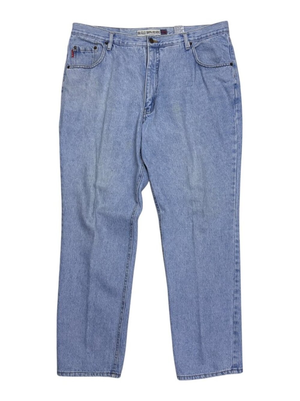 BUGLE BOY Jeans Vintage 90s Denim Light Wash Casual Retro Pants Mens 40x32